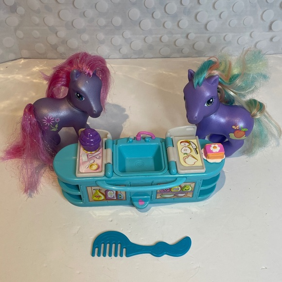 Vintage My Little Pony G3 🌈💗Celebration Castle kitchen bundle - Picture 3 of 11
